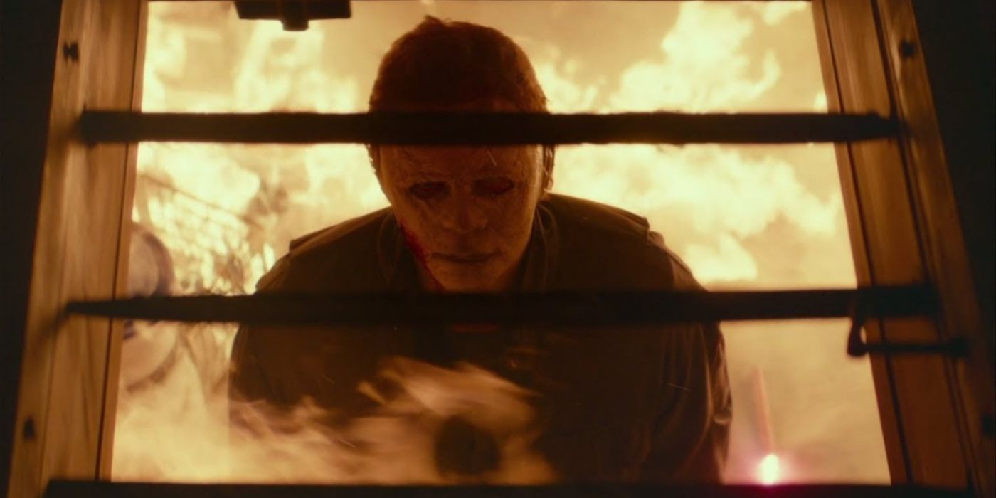 Michael Myers Terbakar dalam Perangkap Strode di Halloween 2018
