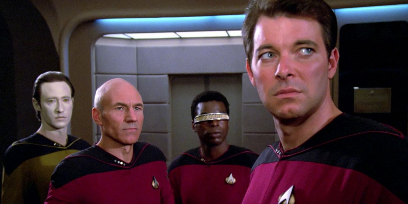 Star Trek TNG Dimana Belum Ada Yang Pergi Sebelum Riker Picard Data La Forge