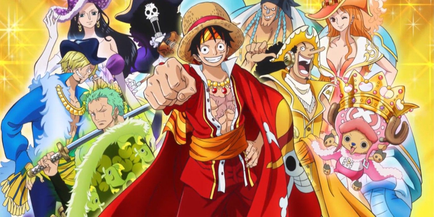 Luffy dan krunya dari One Piece