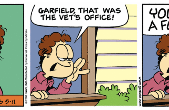 10 Komik Garfield Terlucu Dibintangi Jon Arbuckle