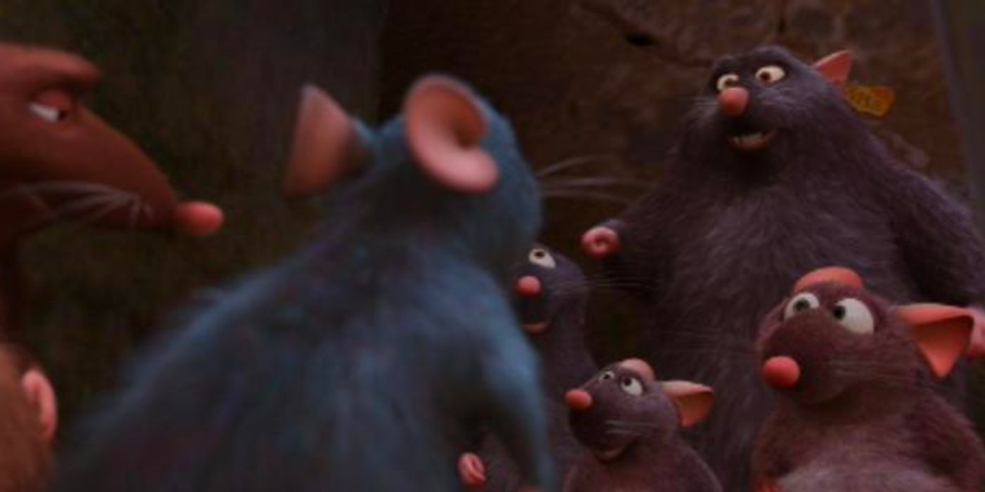 Tikus terlihat di Ratatouille.