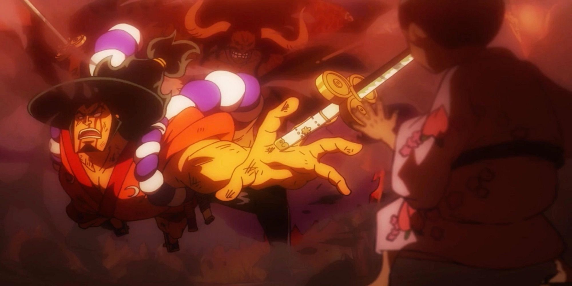 Kaido mengalahkan Oden di One Piece