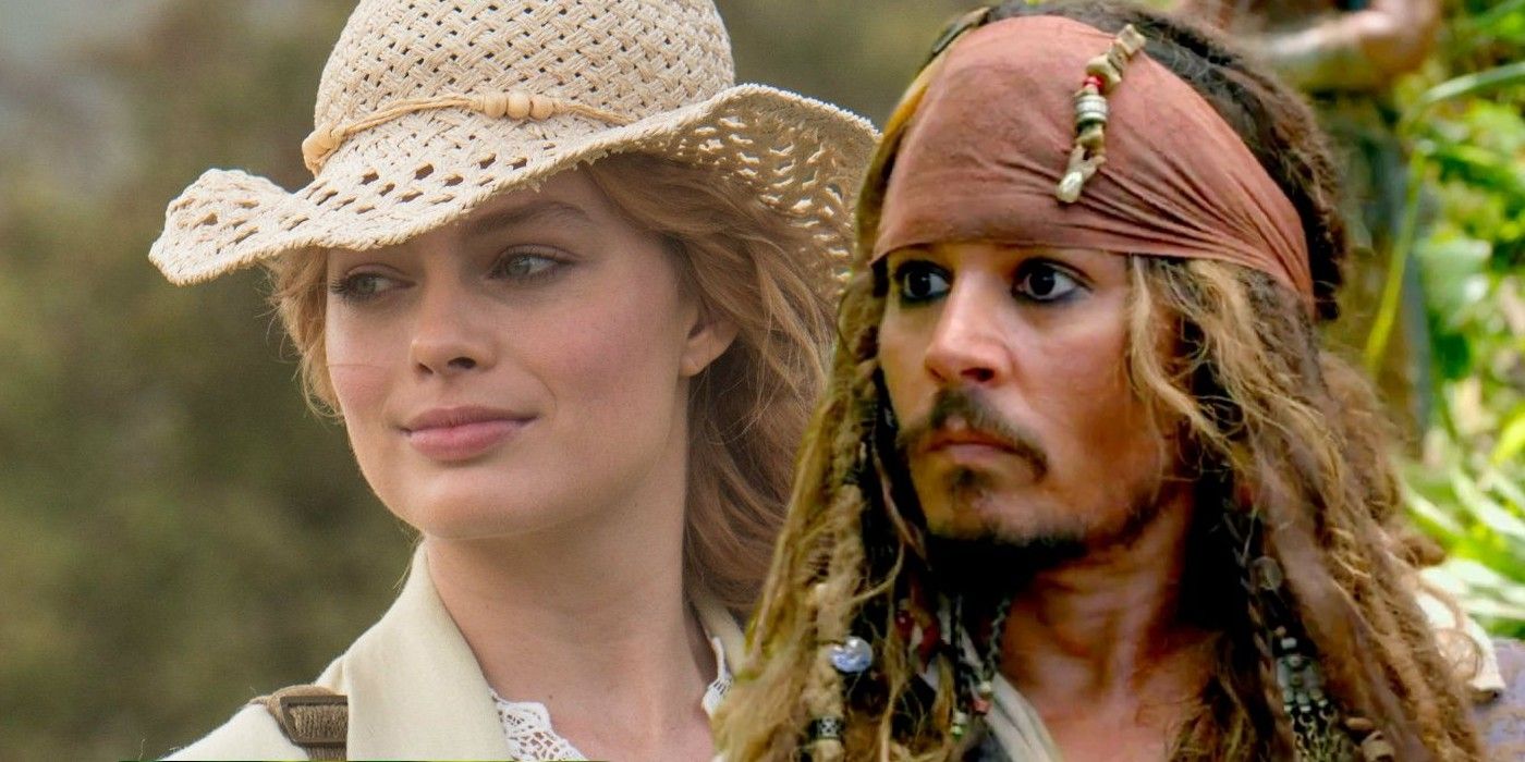 Margot Robbie dan Jack Sparrow membuat kolase