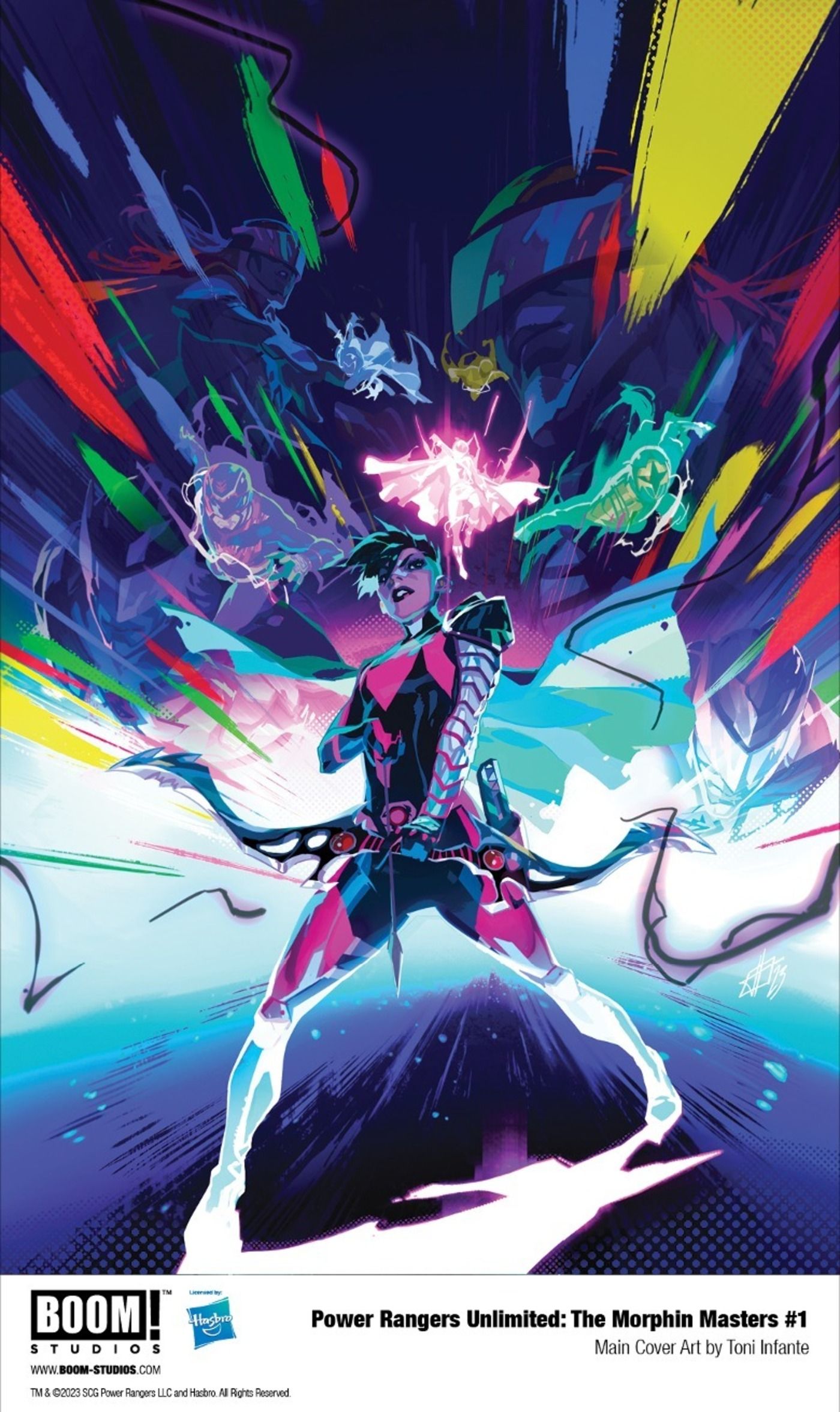 Power Rangers Unlimited: The Morphin' Masters #1, sampul Toni Infante