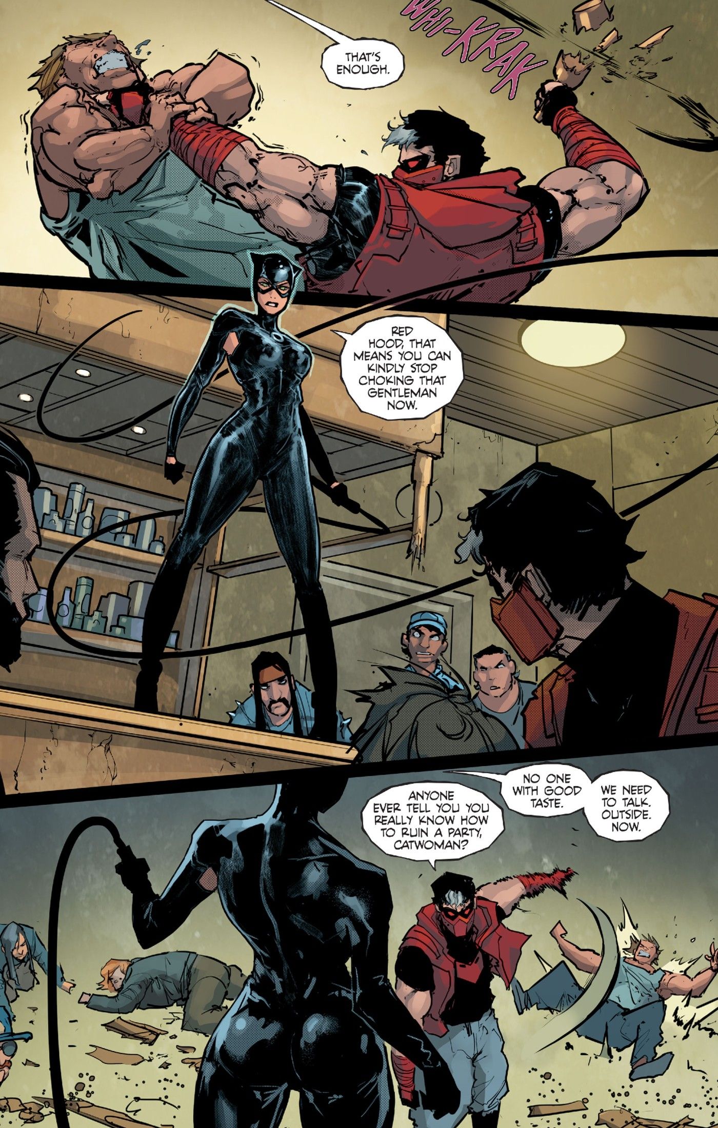 Batman-Catwoman-Perang-Gotham-Kerudung Merah #2-6