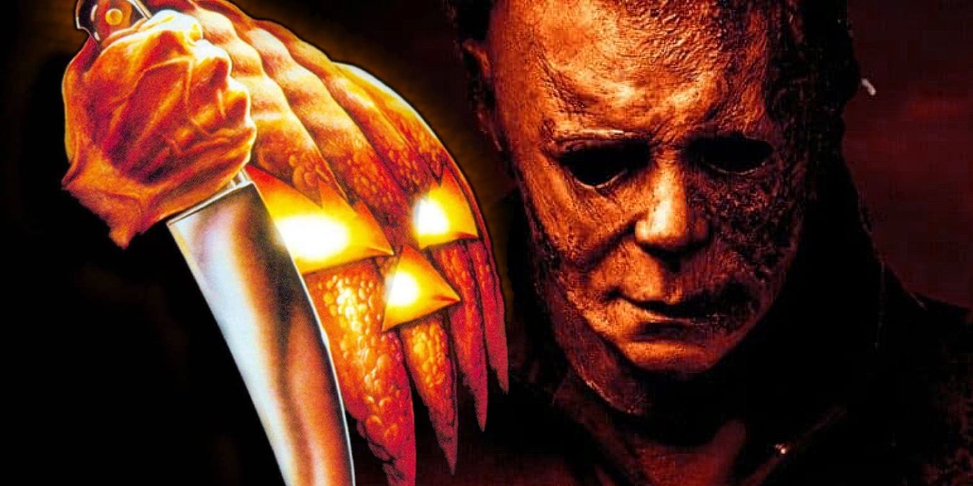 Poster Halloween dengan Michael Myers dari Halloween Kills