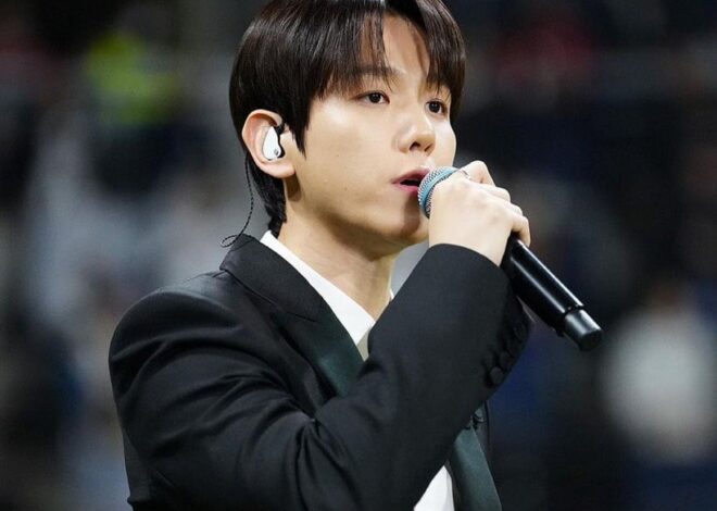 Baekhyun EXO dipuji karena menyanyikan lagu kebangsaan AS dan Korea di ‘2024 MLB World Tour: Seoul Series’