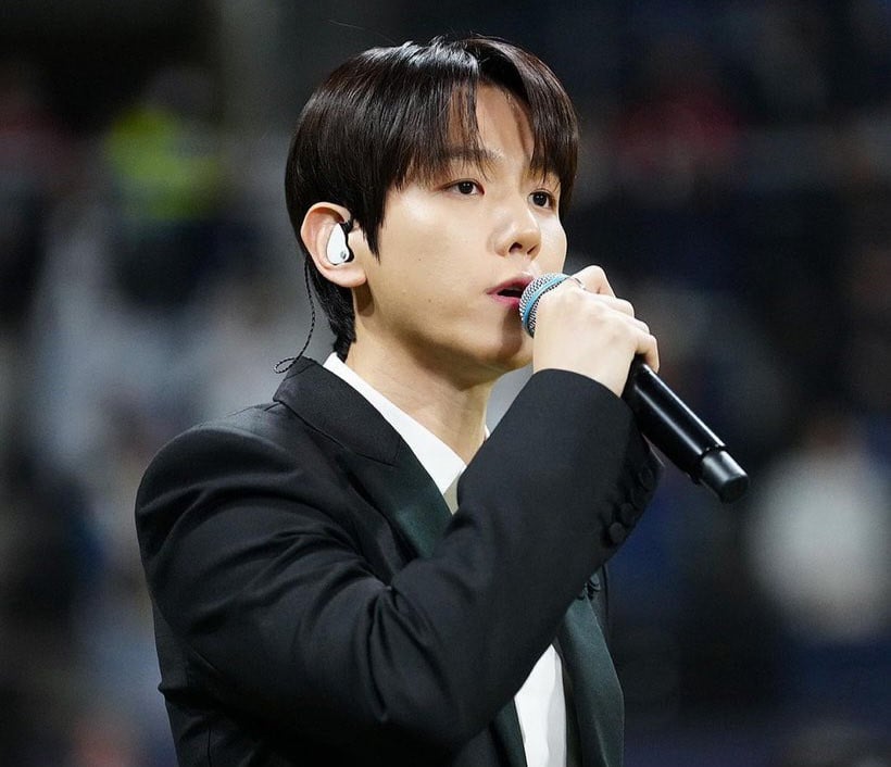 Baekhyun EXO dipuji karena menyanyikan lagu kebangsaan AS dan Korea di ‘2024 MLB World Tour: Seoul Series’